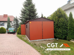 garaże drewnopodobne