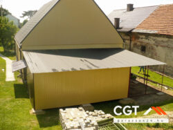 garaż blaszany